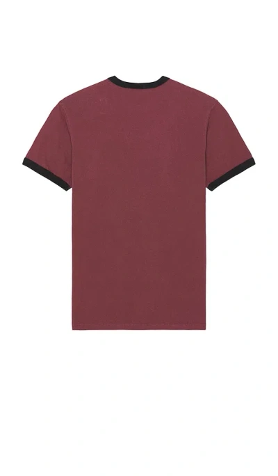 Former Vanish Ringer Tee In Red