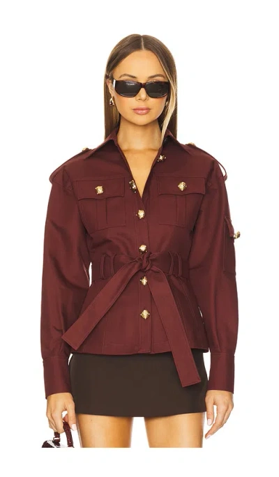 Giuseppe Di Morabito Button Up Shirt In Wine,burgundy