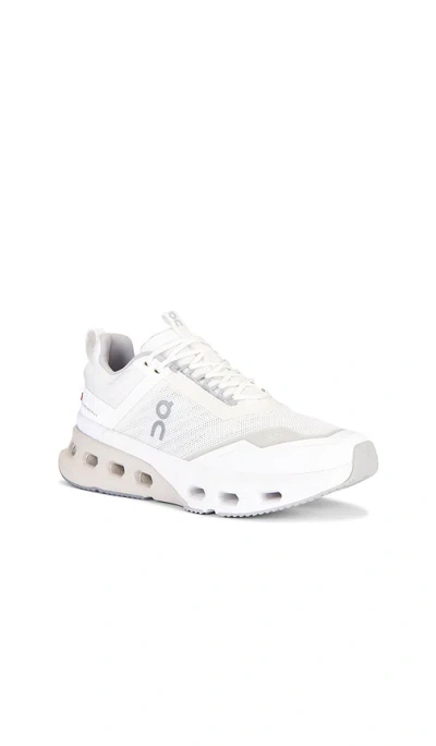 On Cloudnova X Sneaker In White