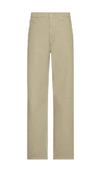 Norse Projects Mogens Relaxed 5 Pocket Heavy Twill Pants In Nude