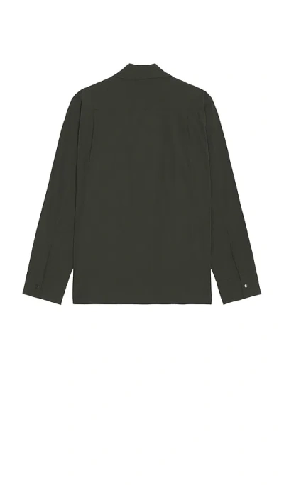 Norse Projects Mads Travel Light Overshirt In Army