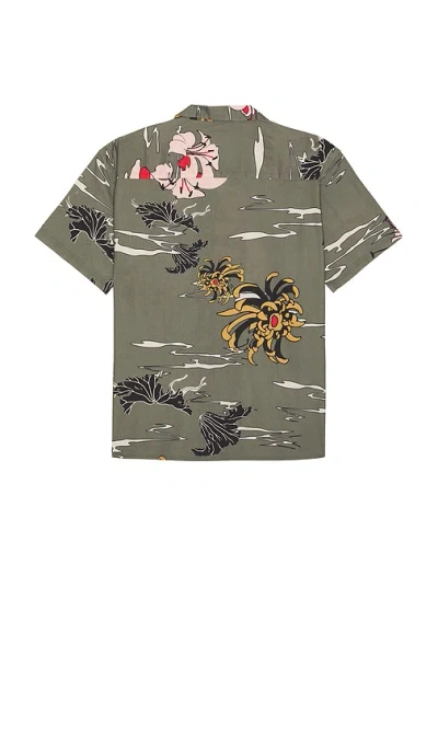 Neuw Sativa Print Short Sleeve Shirt In Army