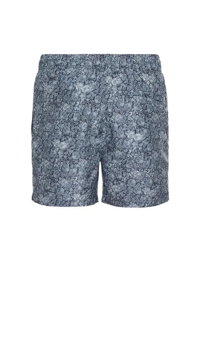 Onia Charles Printed 5 Swim Trunks In Navy