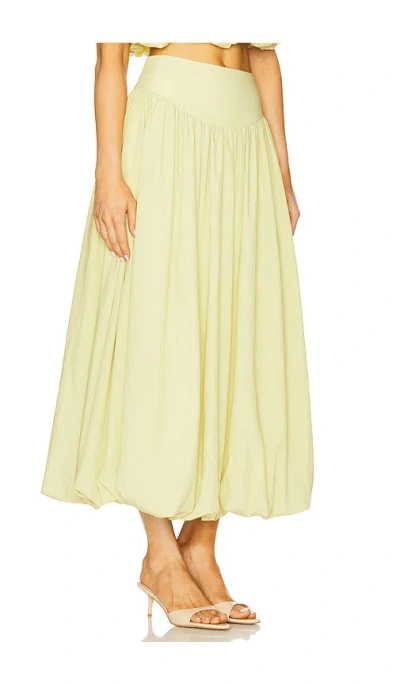 Nicholas Zaira Bubble Midi Skirt In Sage