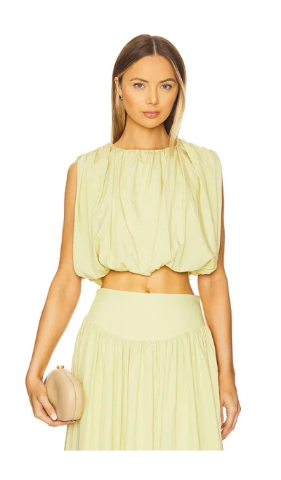Nicholas Nadira Bubble Top In Sage