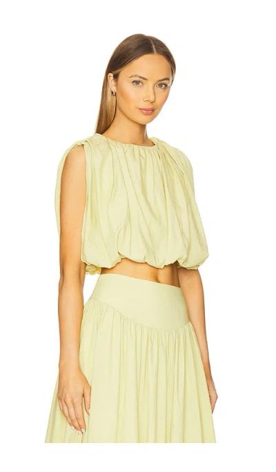 Nicholas Nadira Bubble Top In Sage