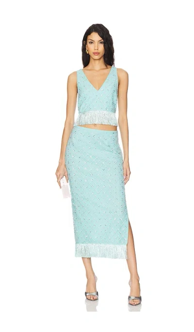 Saylor Randall Dress In Baby Blue