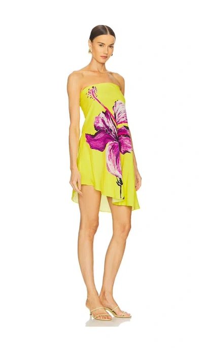 Rococo Sand Mini Dress In Yellow