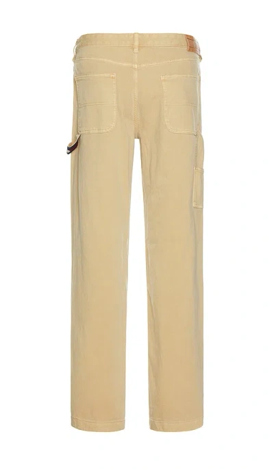 Tommy Jeans Jaimie Canvas Carpenter Pant In Tan