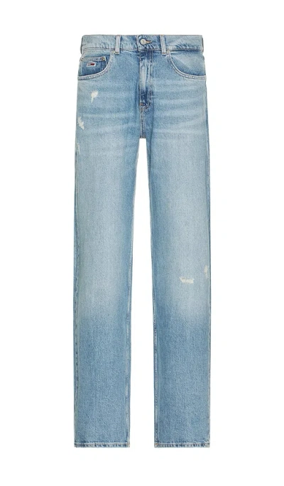 Tommy Jeans Jaimie Relaxed Straight Jeans In Blue