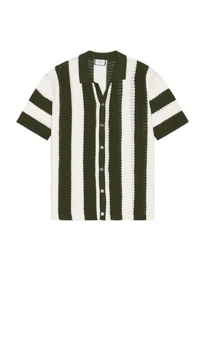 Runaway The Label Presley Shirt In Green,white