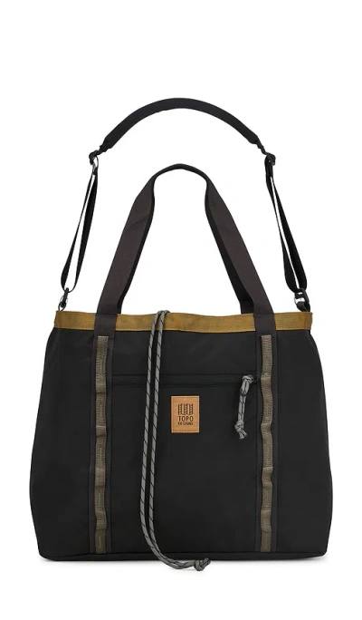 Topo Designs Mountain Utility Tote In Black