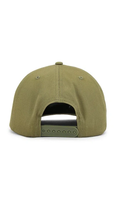 Quiet Golf Heritage 5 Panel Hat In Olive