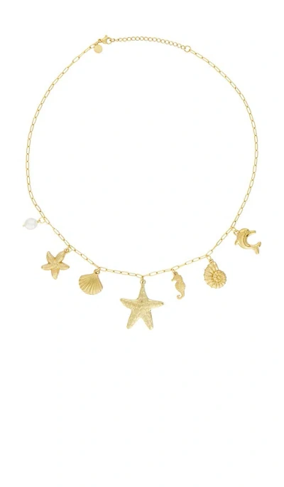 Petit Moments Ellie Necklace In Metallic Gold