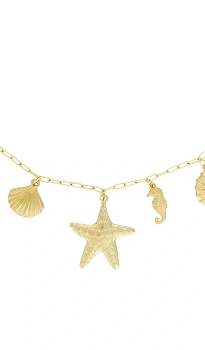 Petit Moments Ellie Necklace In Metallic Gold
