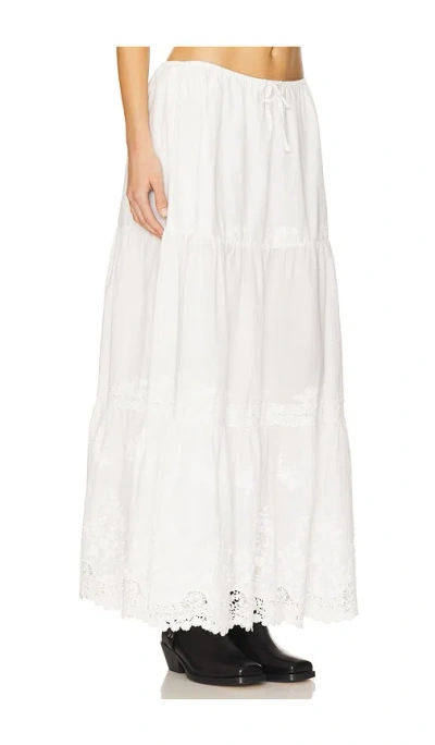 Weworewhat Midi Pull On Skirt In Ivory