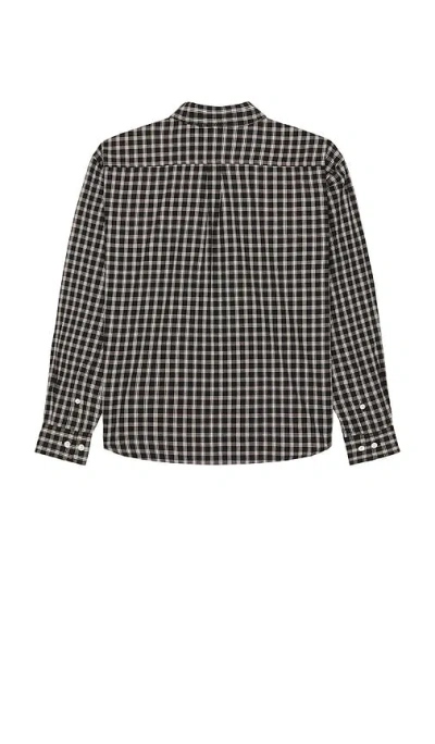 Xlarge Patch Logo Plaid Shirt In Black