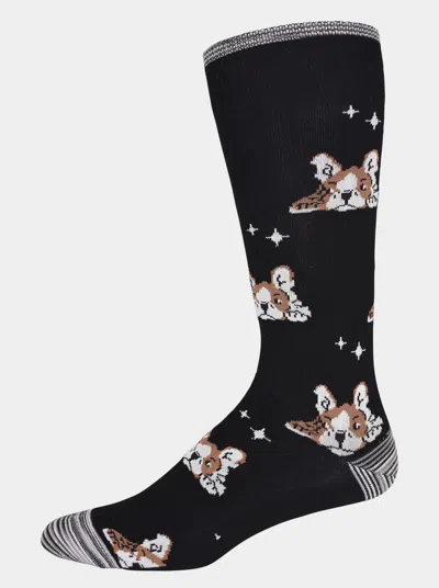 Robert Graham Rg Frenchie Sock In Black