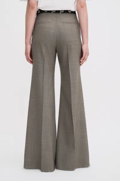 Filippa K Wool Blend Flare Trousers In Beige