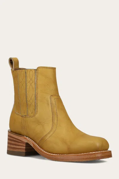 The Frye Company Frye Campus Chelsea Booties In Banana