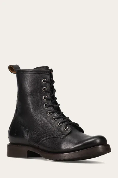 The Frye Company Frye Veronica Flex Combat Booties In Black