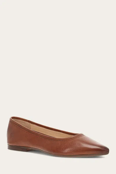 The Frye Company Frye Heather Ballet Flats In Cinnamon
