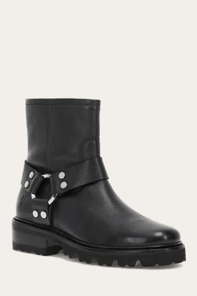 The Frye Company Frye Olivia Harness Short Booties In Black