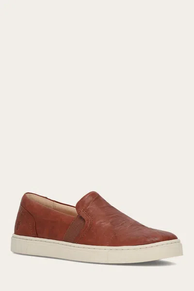 The Frye Company Frye Ivy Slip On Sneaker In Cognac