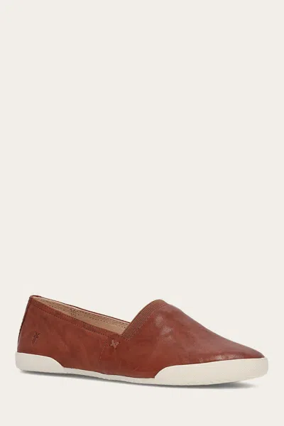 The Frye Company Frye Melanie Slip On Flats In Cognac