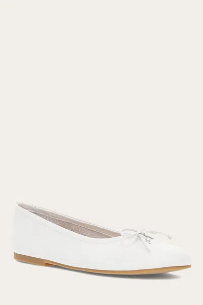 The Frye Company Frye Emma Ballet Flats In White