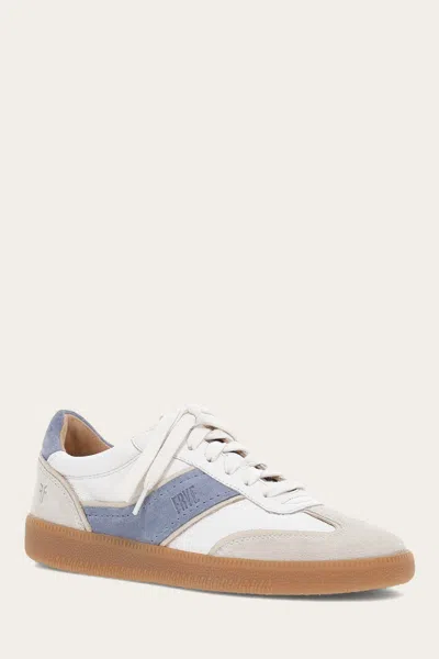 The Frye Company Frye Milly Low Lace Sneaker In Ivory Azul