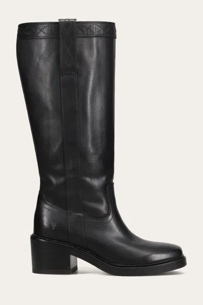 The Frye Company Frye Kate Pull On Wide Calf Tall Boots In Black