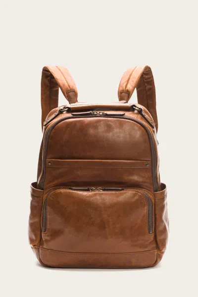 The Frye Company Frye Logan Backpack In Cognac