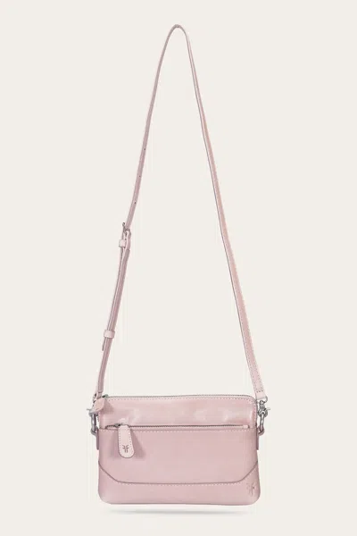 The Frye Company Frye Melissa Crossbody Wristlet In Woodrose