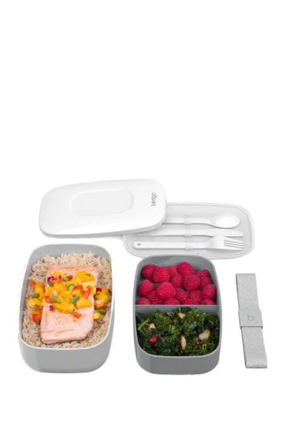 Bentgo 2-pack Of Classic All-in-one Stackable Lunch Box Solution In Gray