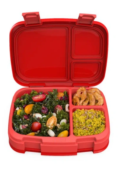 Bentgo 2-pack Of Fresh Leak-proof Versatile 4-compartment Bento-style Lunch Box In Red