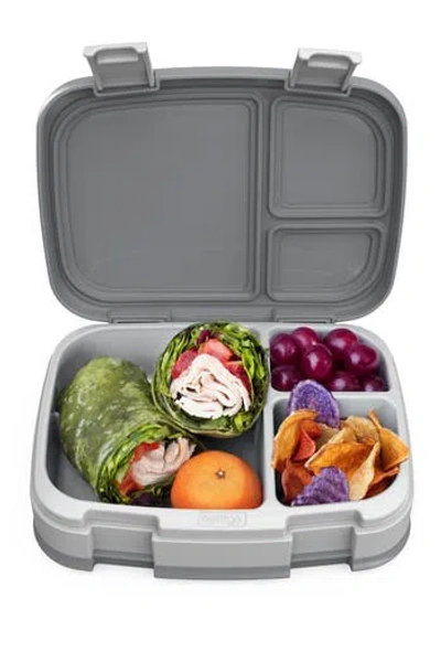 Bentgo 2-pack Of Fresh Leak-proof Versatile 4-compartment Bento-style Lunch Box In Gray