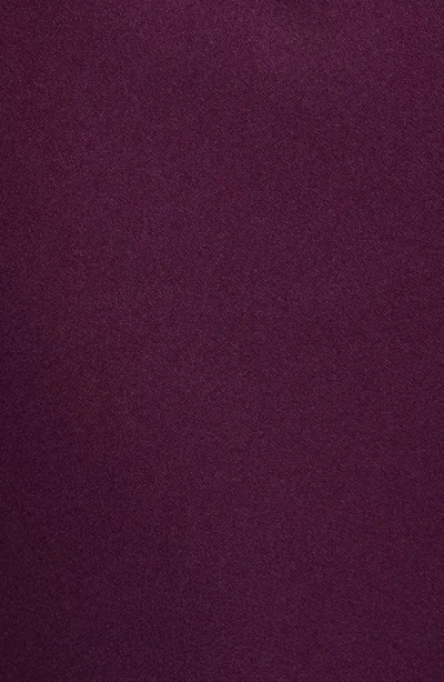 Elliatt Reception Cascade Ruffle Strapless Cocktail Dress In Royal Purple