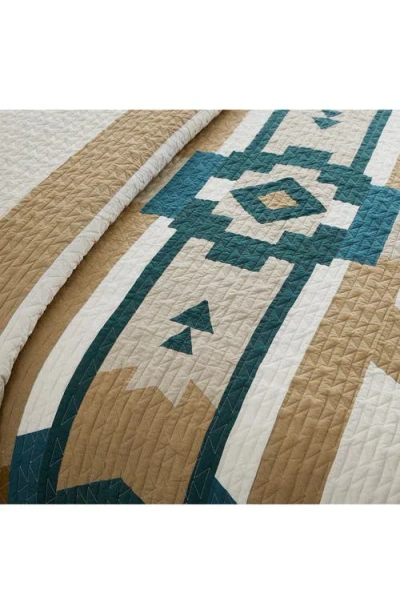 Pendleton Trail Star Quilt Set, Full/queen In Birch Multi