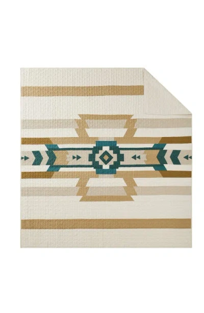 Pendleton Trail Star Quilt Set, Full/queen In Birch Multi