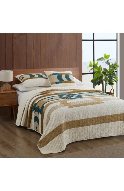 Pendleton Trail Star Quilt Set, Full/queen In Birch Multi