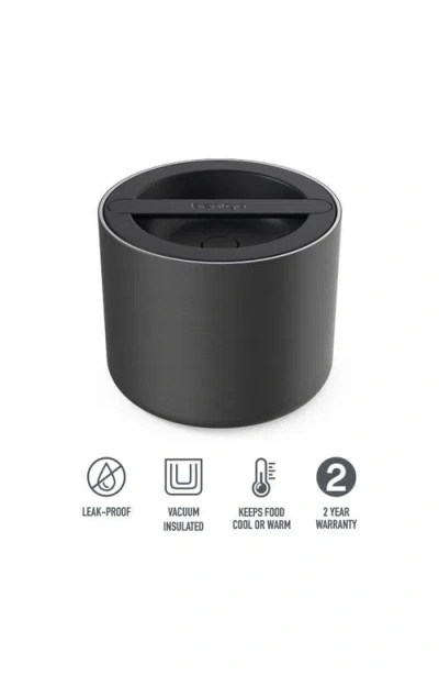 Bentgo Stainless Steel Insulated Food Container In Carbon Black