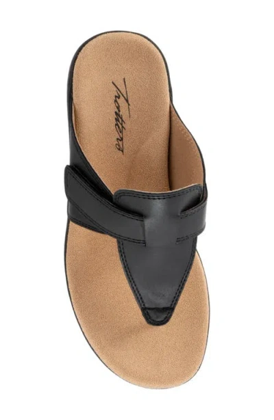 Trotters Robin Flip Flop In Black