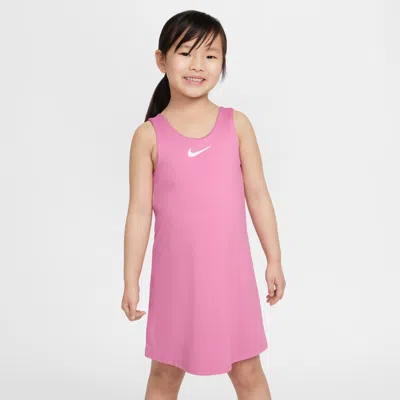 Nike Dri-fit One Little Kids' Sport Dress In Pink
