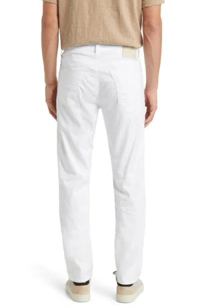 Ag Men's Everett Stretch Cotton-linne Straight-leg Jeans In White