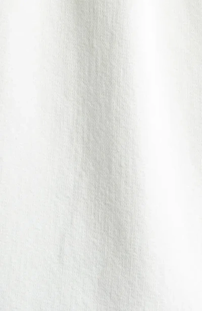 Frame Textured Terry Overshirt In Off White