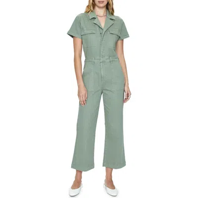Pistola Makenna Stretch Cotton Utility Jumpsuit In Calvary Olive