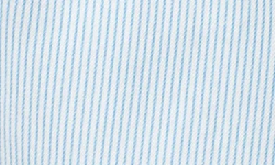 BLANKNYC BLANKNYC RAILROAD STRIPE FLARE DENIM SHORTS 