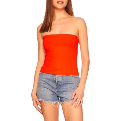 Susana Monaco Tube Top In Cherry Tomato