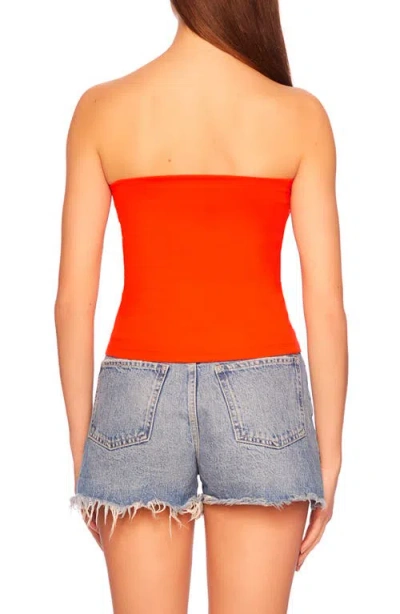 Susana Monaco Tube Top In Cherry Tomato